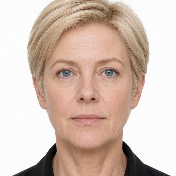 AI-generated avatar of Amy Green, AI journalist
