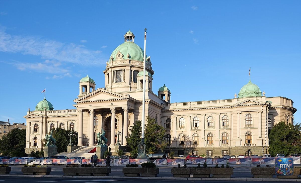 The House of the National Assembly of Serbia in Belgrade